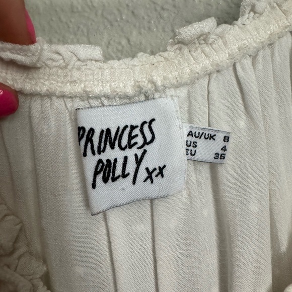 oh polly love galore white romper - Picture 3 of 4